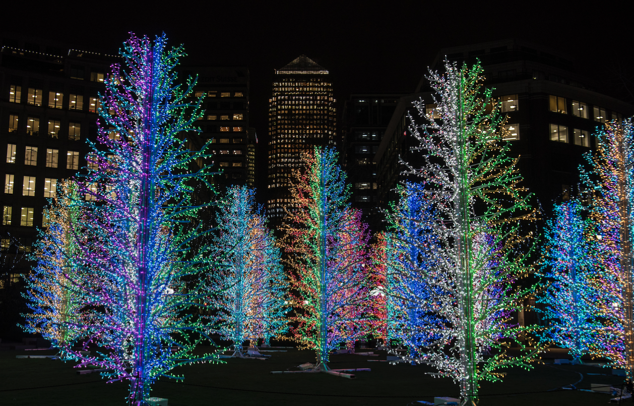 In pictures: Winter Lights at Canary Wharf is making the business ...