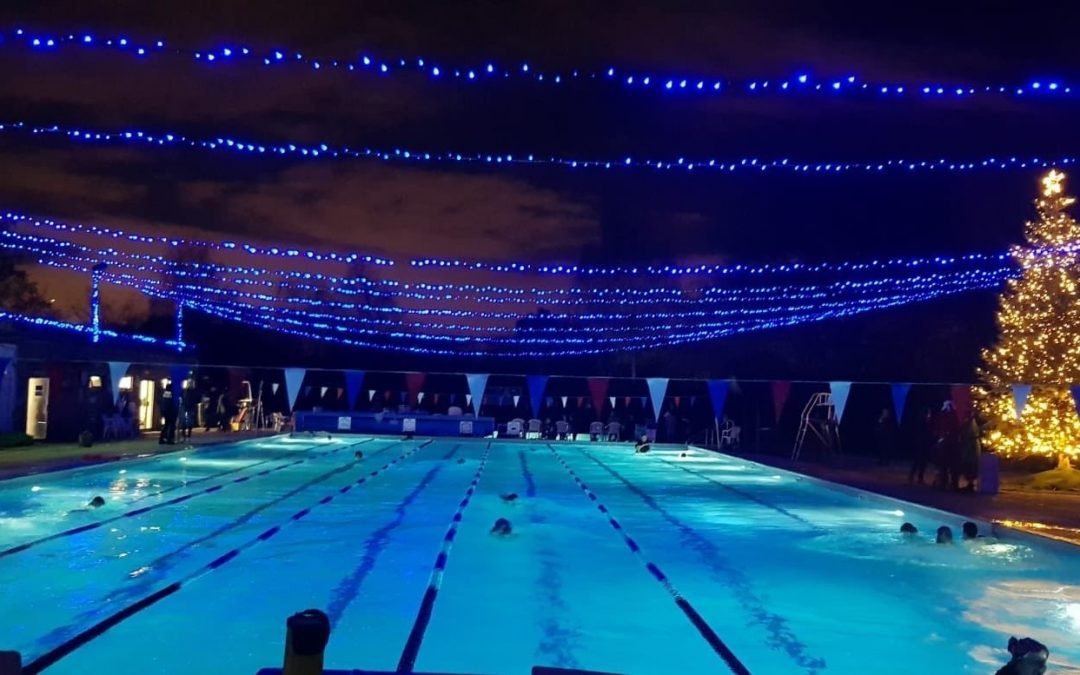 You can swim beneath the stars in this (heated) London swimming pool