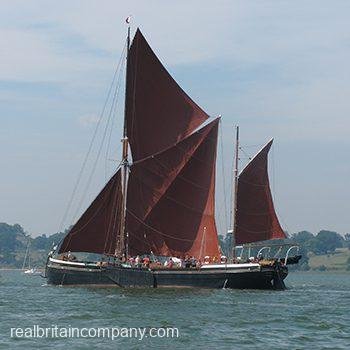 Vintage Barge Cruise for Two with Lunch Suffolk