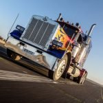 Optimus Prime Truck Driving