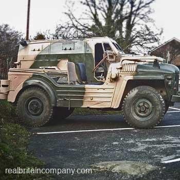 Military Vehicle Driving Bournemouth