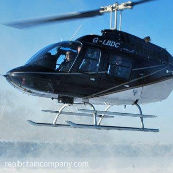 Winter Skies Helicopter Flight