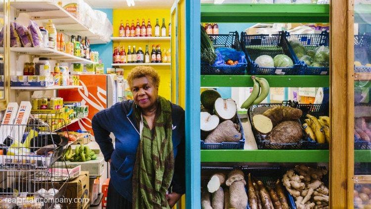 This photo celebrates ‘the godmother’ of Tooting Market who’s been there for decades