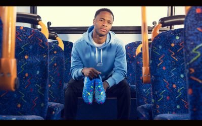 Raheem Sterling has released some football boots based on London bus seats